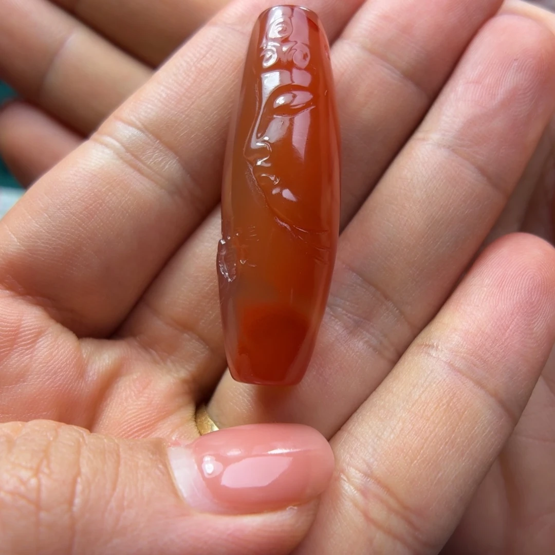 南红玛瑙未镶嵌貔貅