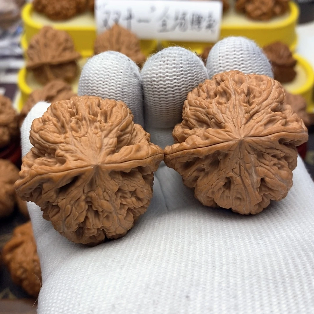 吊坠文玩核桃42尺 全品大粗筋 47