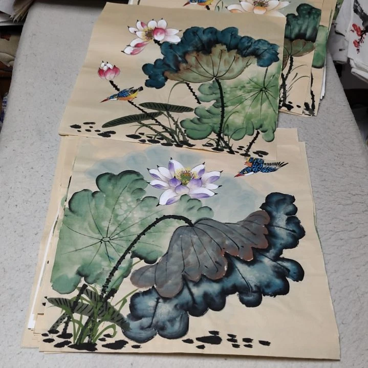 刘***莉国画国画花鸟花鸟花鸟