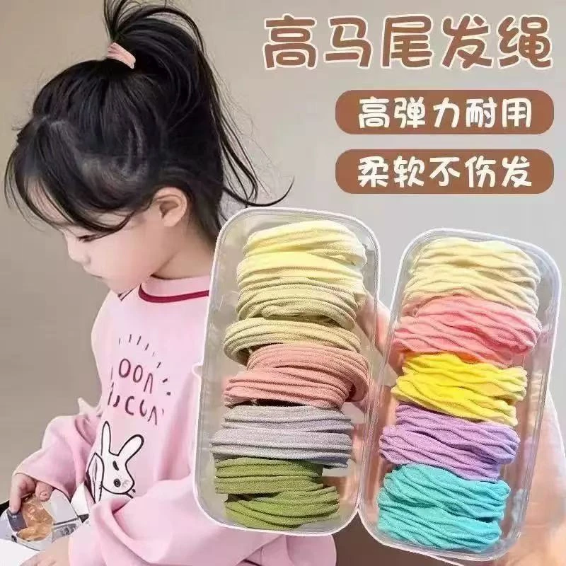 高马尾发绳高弹力耐用橡皮筋女扎头发圈2025新款高端夏季头绳头饰