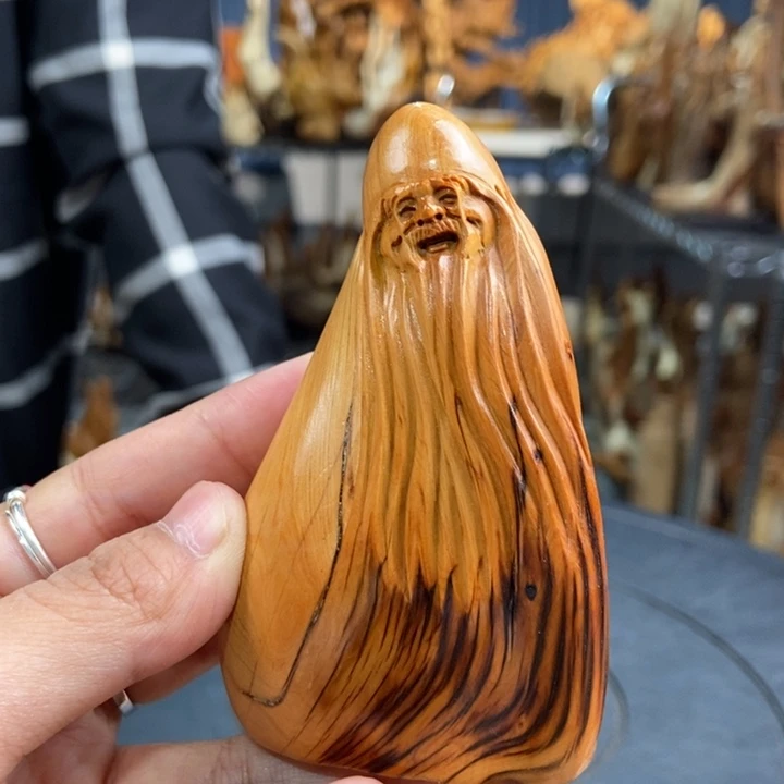 柏木（崖柏）随型摆件手把件