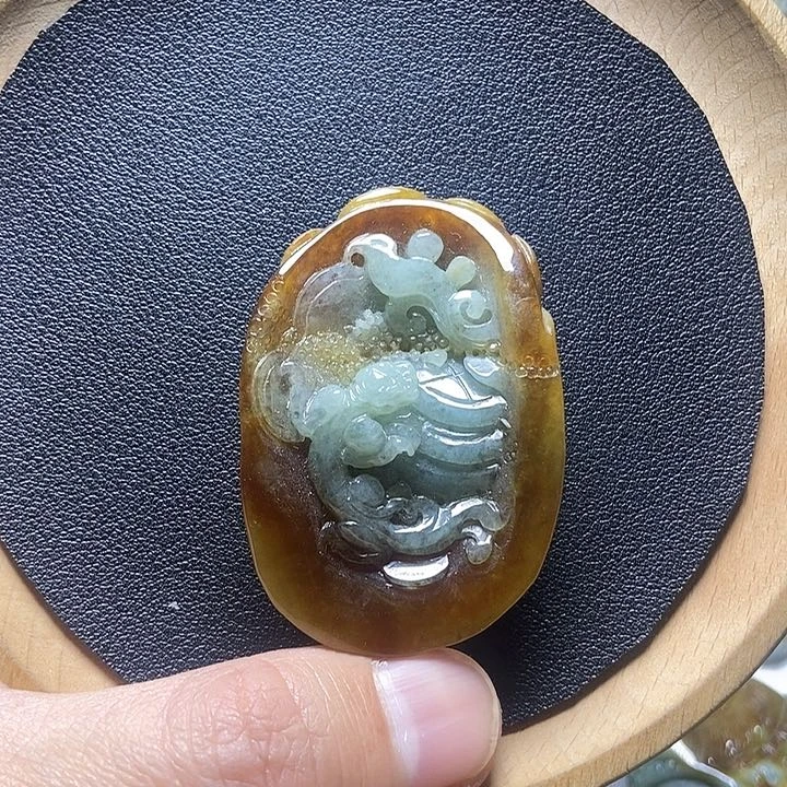 翡翠颈饰未镶嵌B****n缅甸a货