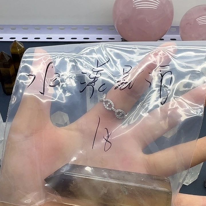 水***河水晶摆件未镶嵌水晶