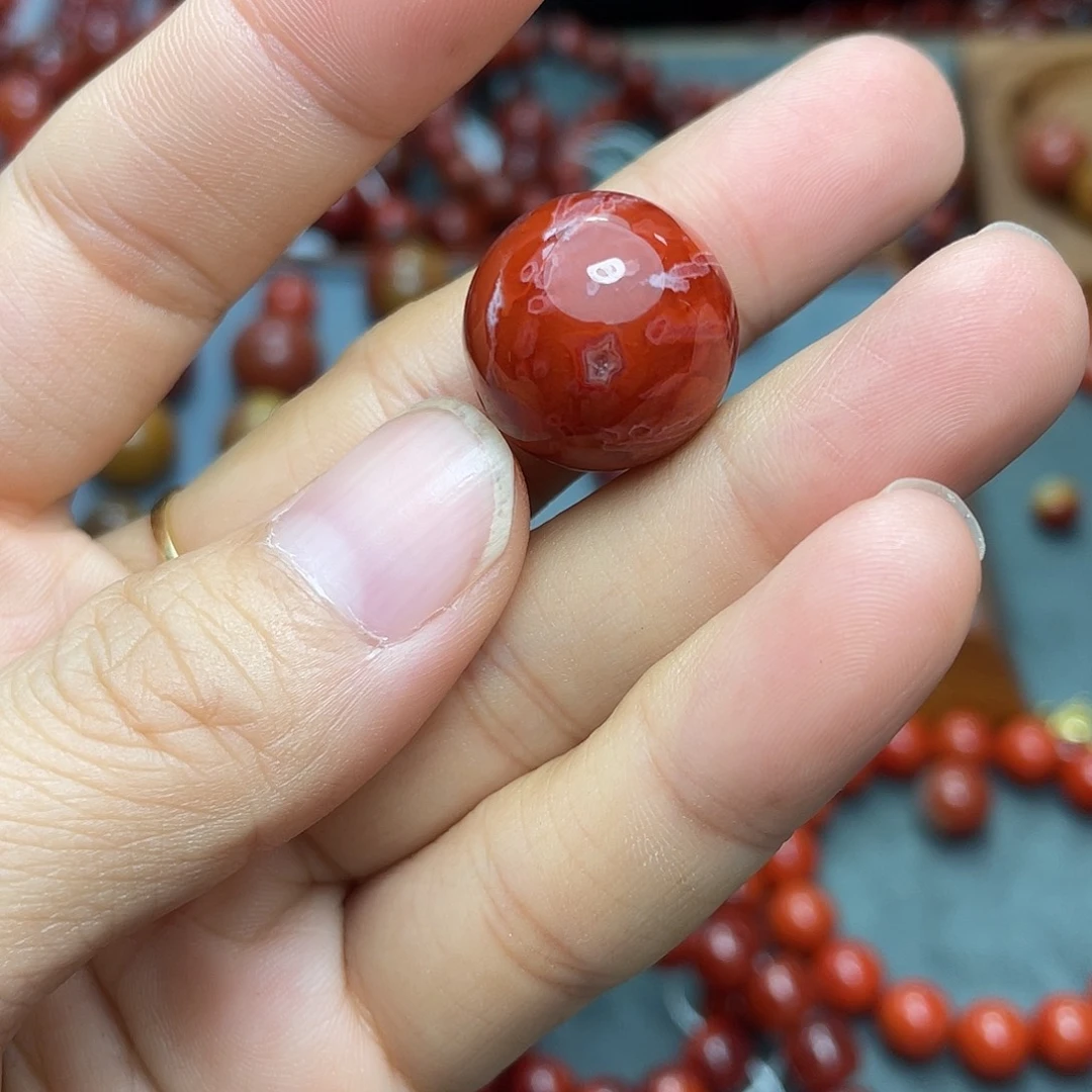 未镶嵌单珠南红玛瑙18
