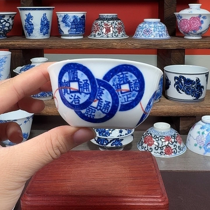 杯浅*-现代景德镇陶瓷杯