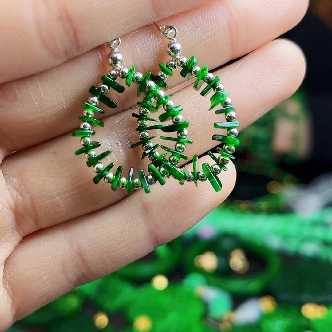 颈饰银S925镶嵌翡翠多样性