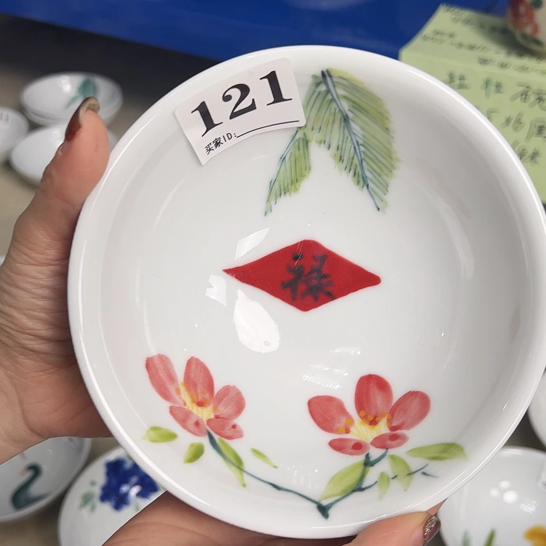 瓷片景德镇陶瓷手工手绘制作