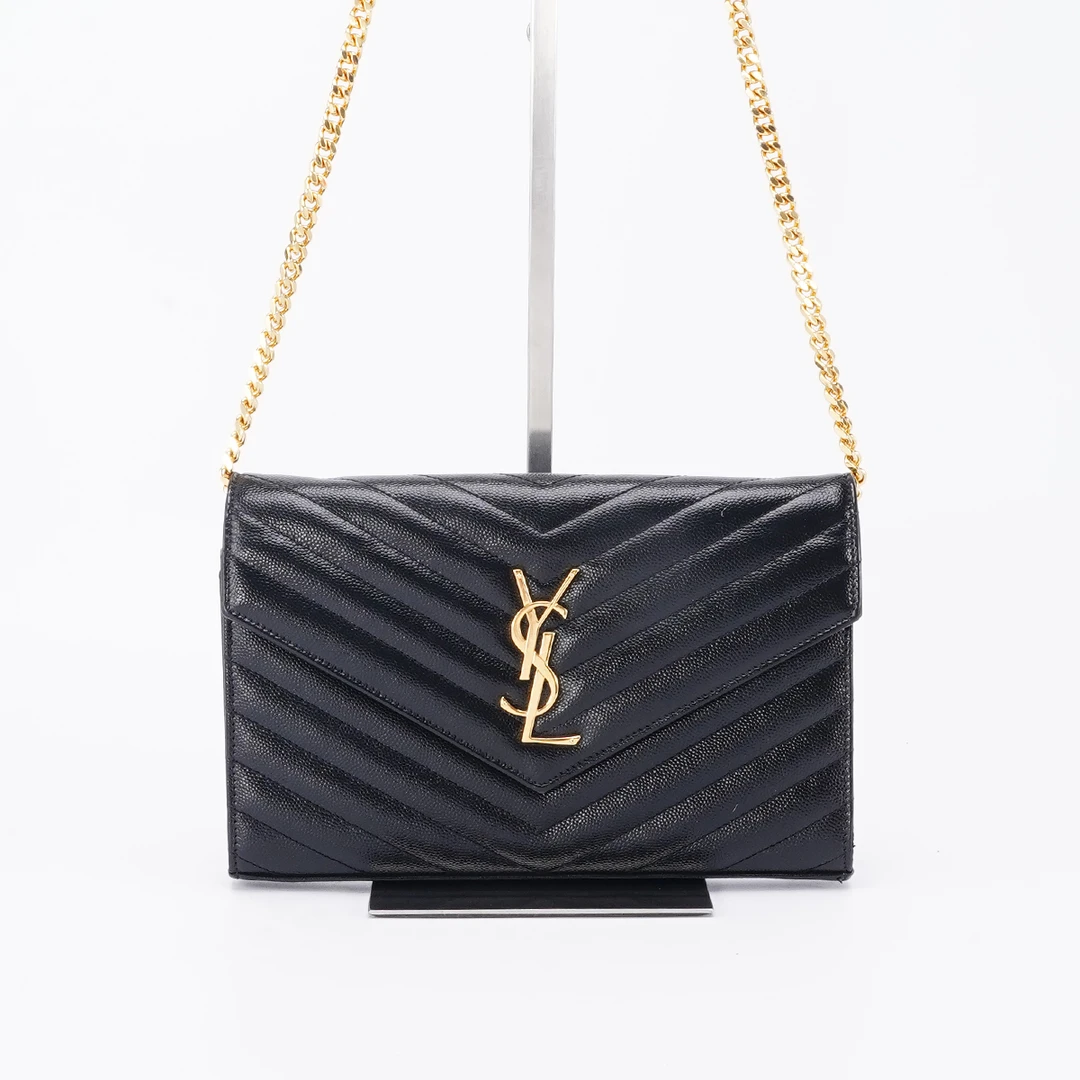 全新未使用 YSL/圣罗兰 【一号店】信封包中号鱼子酱/BG22005012