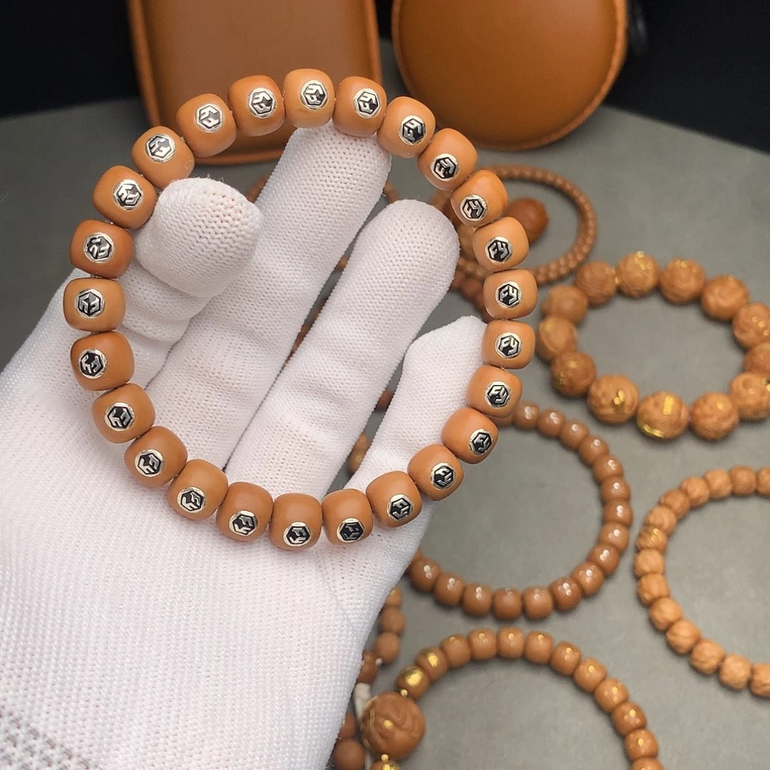 手串猴头核桃老型满镶嵌