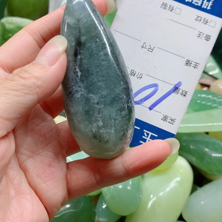 蛇纹石玉未镶嵌手把件