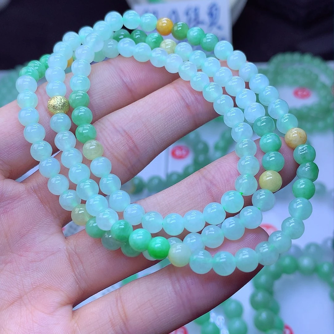 翡翠毛衣链未镶嵌卡5.6