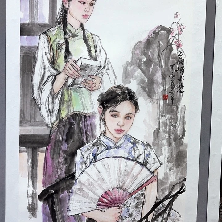 国画亲笔手绘放心去藏