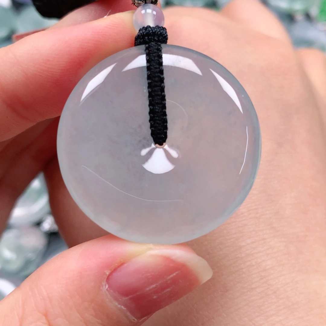 颈饰未镶嵌翡翠天然翡翠