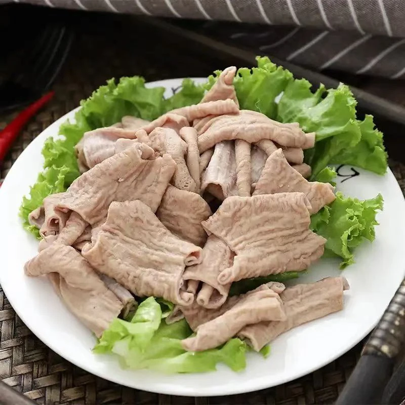 新鲜牛肠子炒辣椒