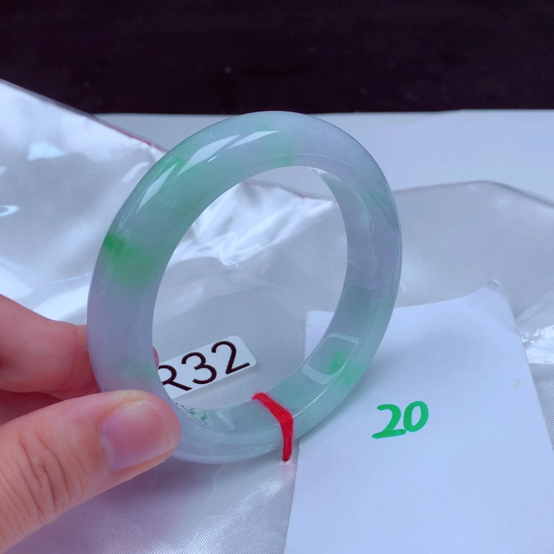 未镶嵌手镯翡翠缅甸天然A货翡翠手镯58