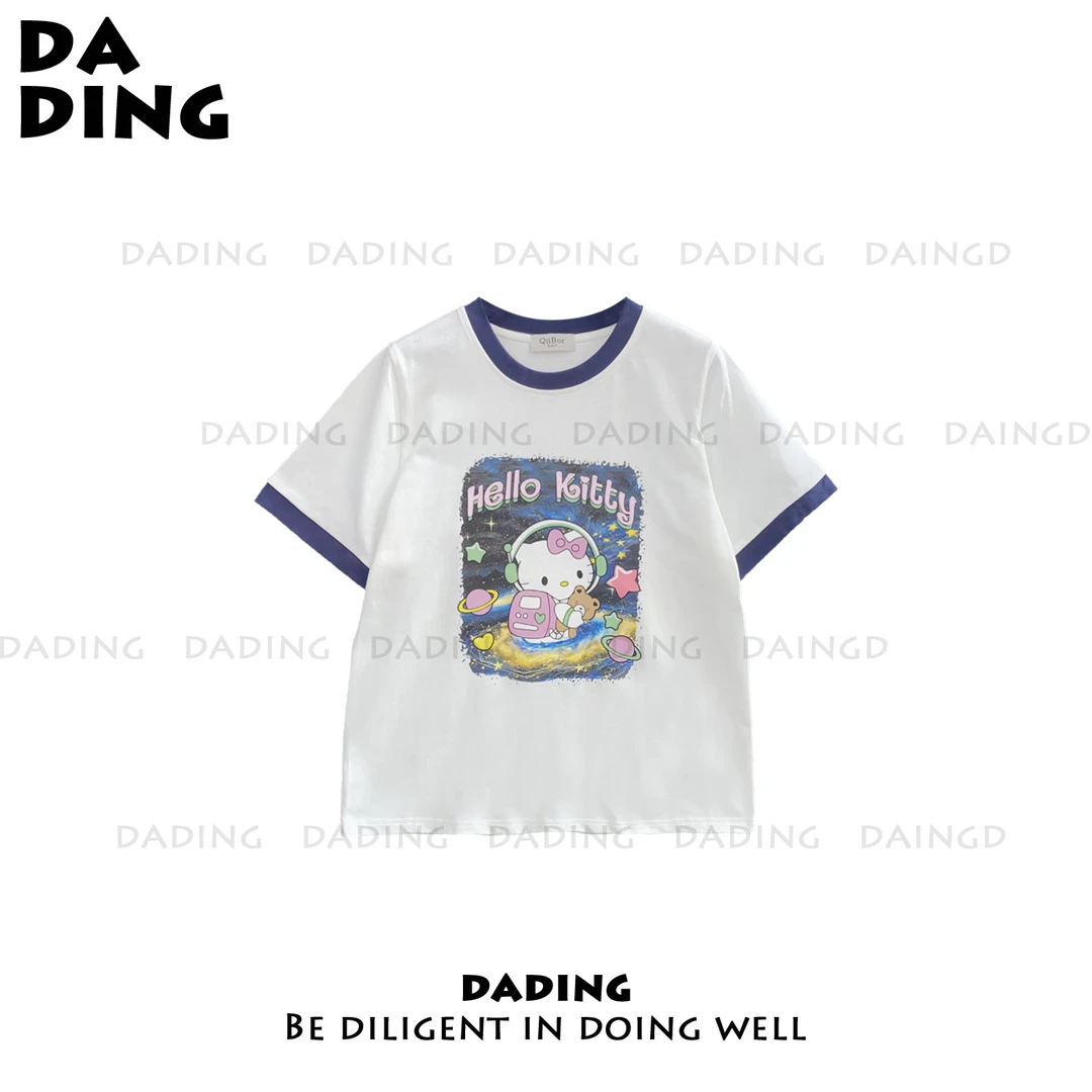 DADING 【梦幻KT】常规版 春夏新款卡通短袖T恤 210142