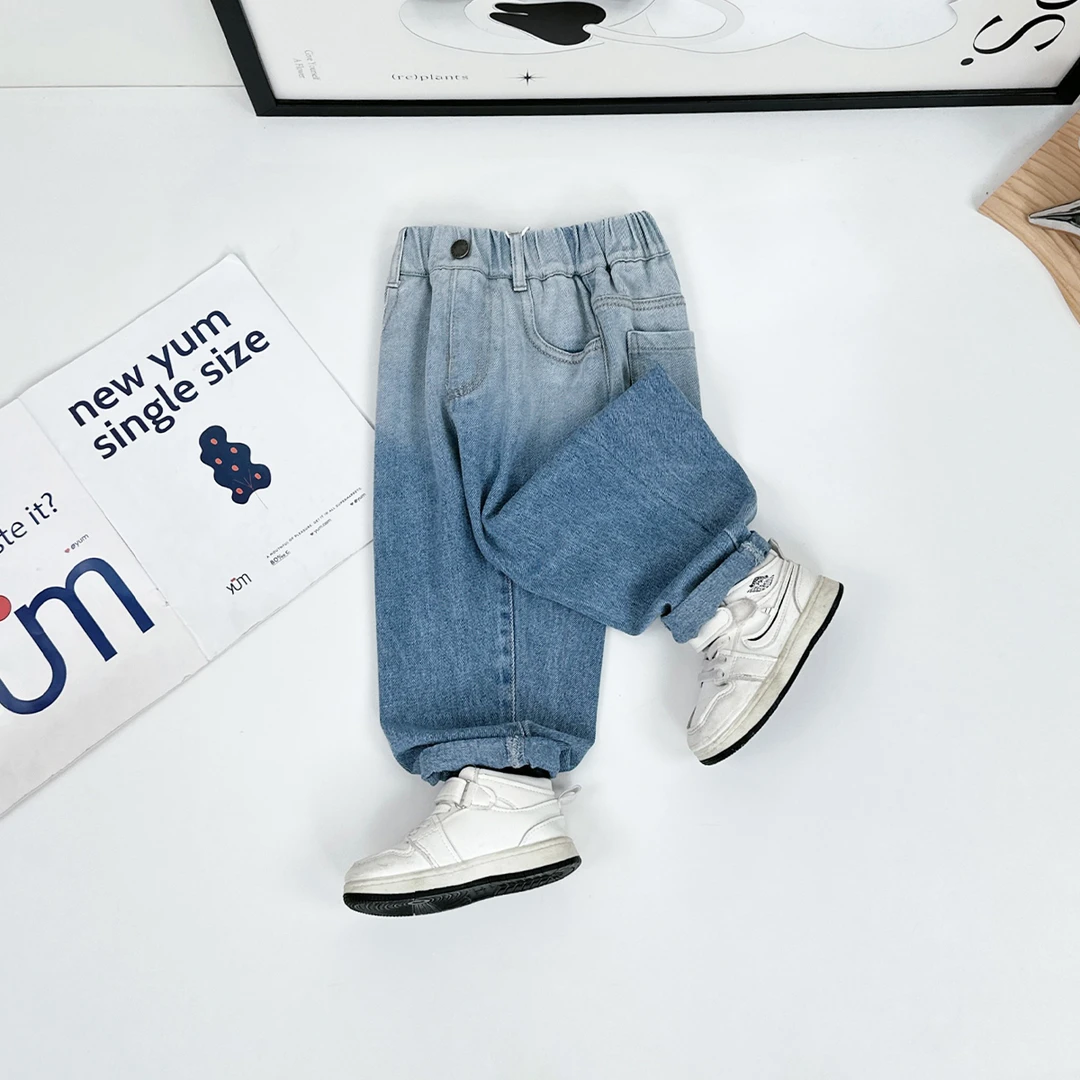 男童春裤子春款儿童牛仔裤2025新款春装潮 JH030 悠悠童话童装
