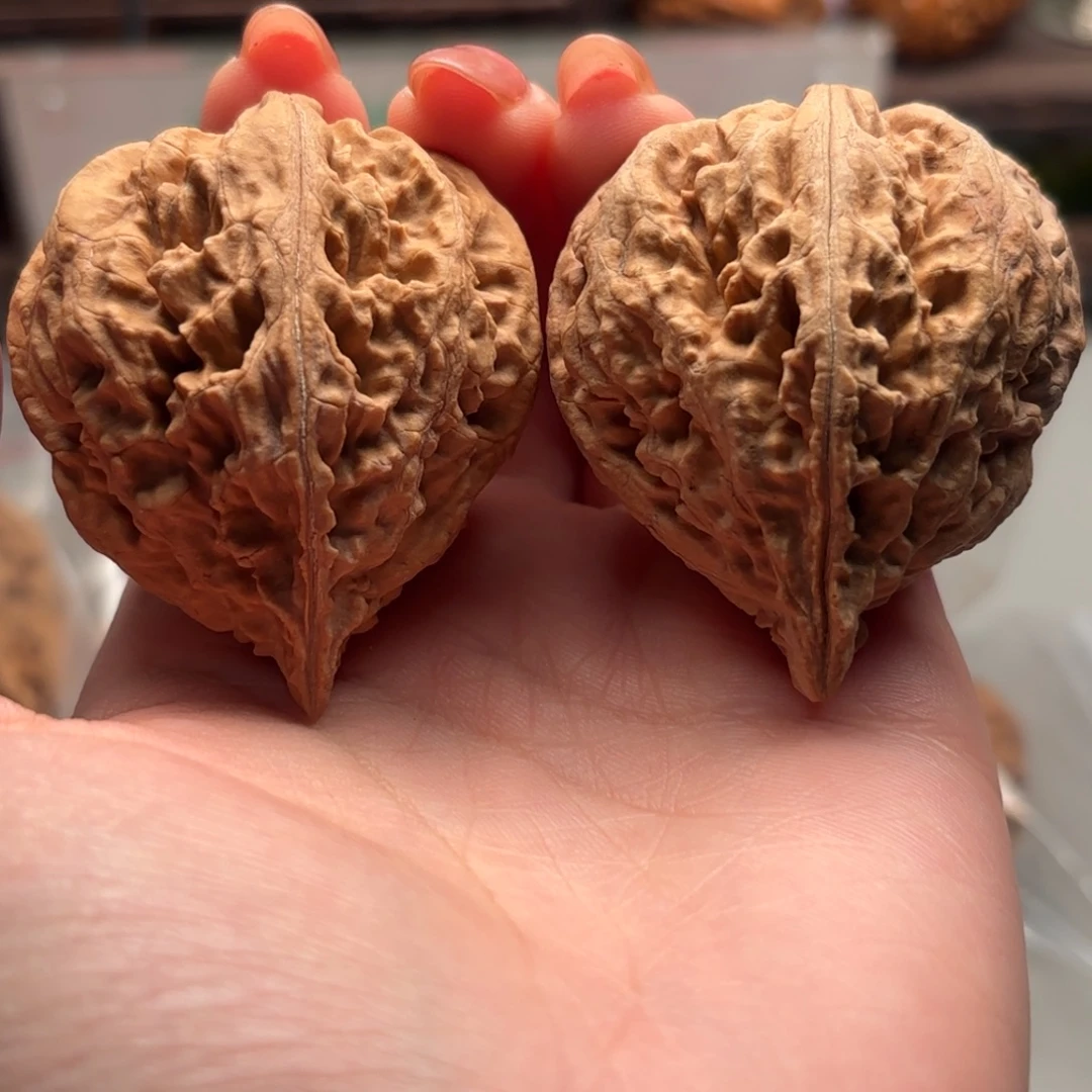 把件文玩核桃小蛙花皮180