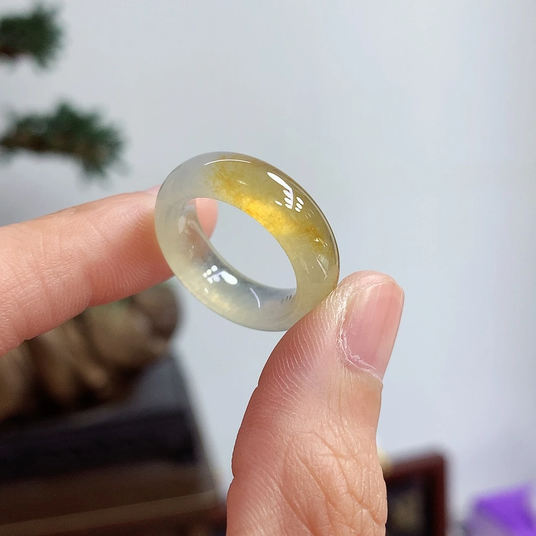 未镶嵌戒指翡翠13-14号