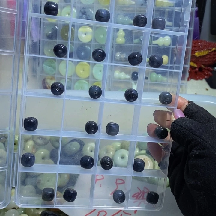 蛇纹石玉其他未镶嵌孑****心25