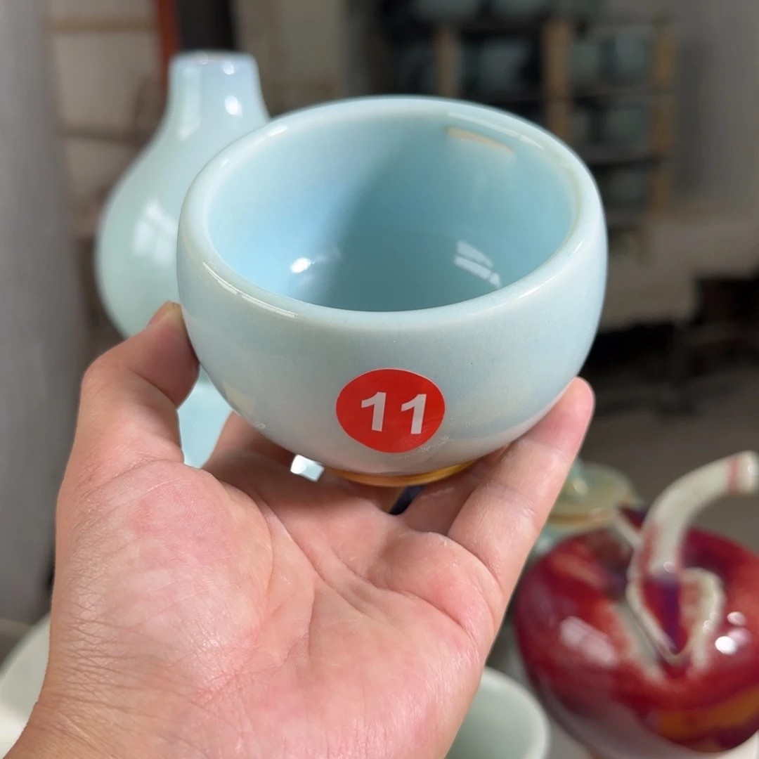 摆件郑家钧窑摆件微