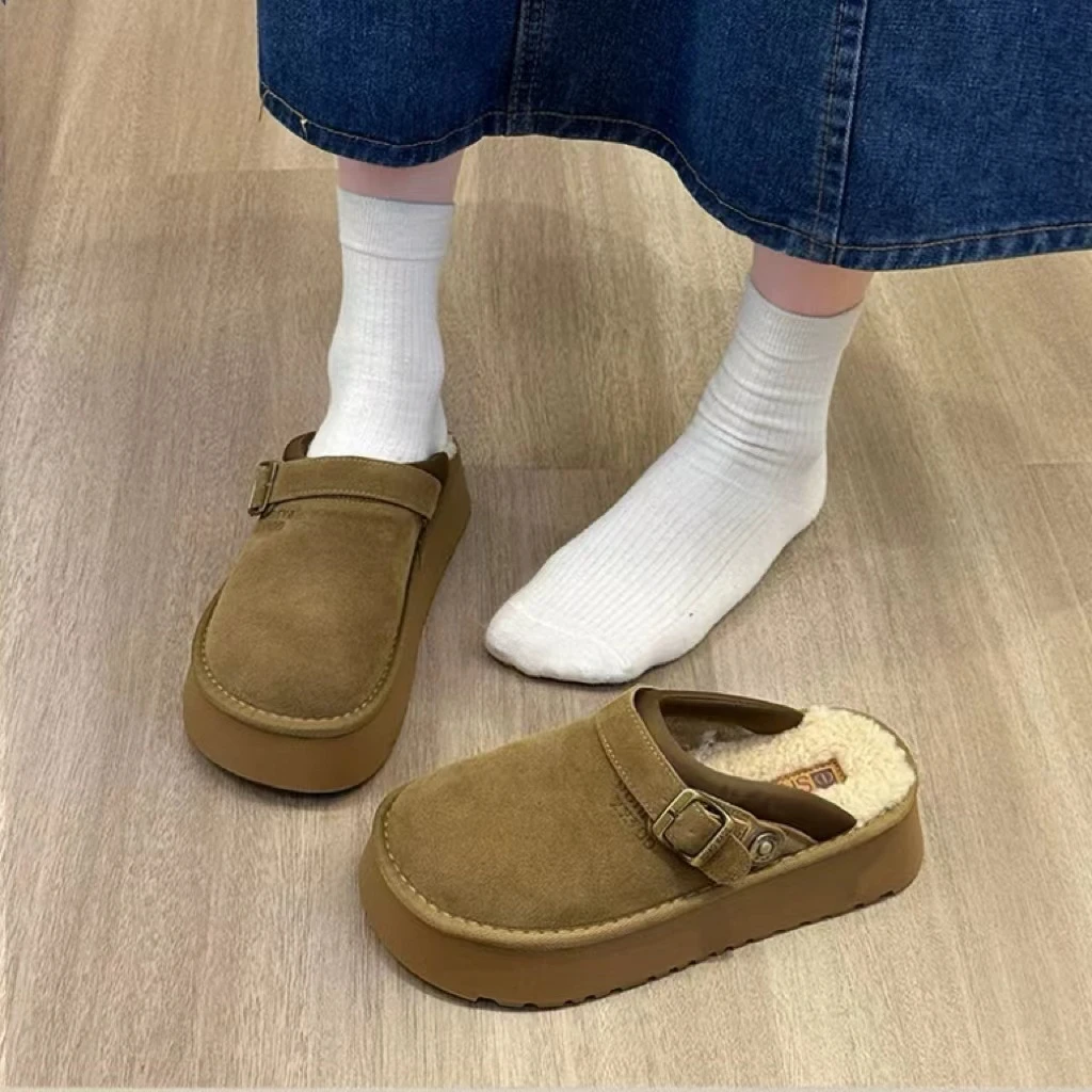 秋冬法式拖鞋女新款配裙子仙女风毛毛拖鞋毛拖5885-3