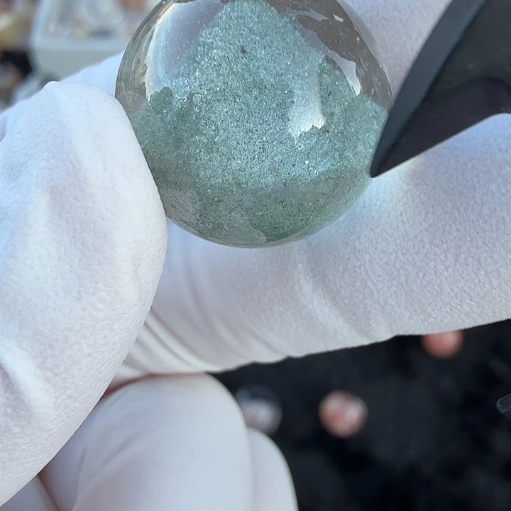 甜***气水晶珠宝半成品未镶嵌17.3mm定制不退换