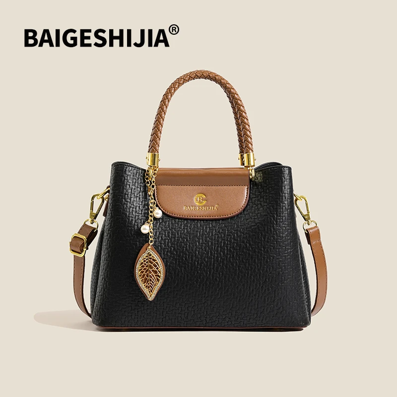 正 2909 黑色 手提包（长28*宽12*高20cm）