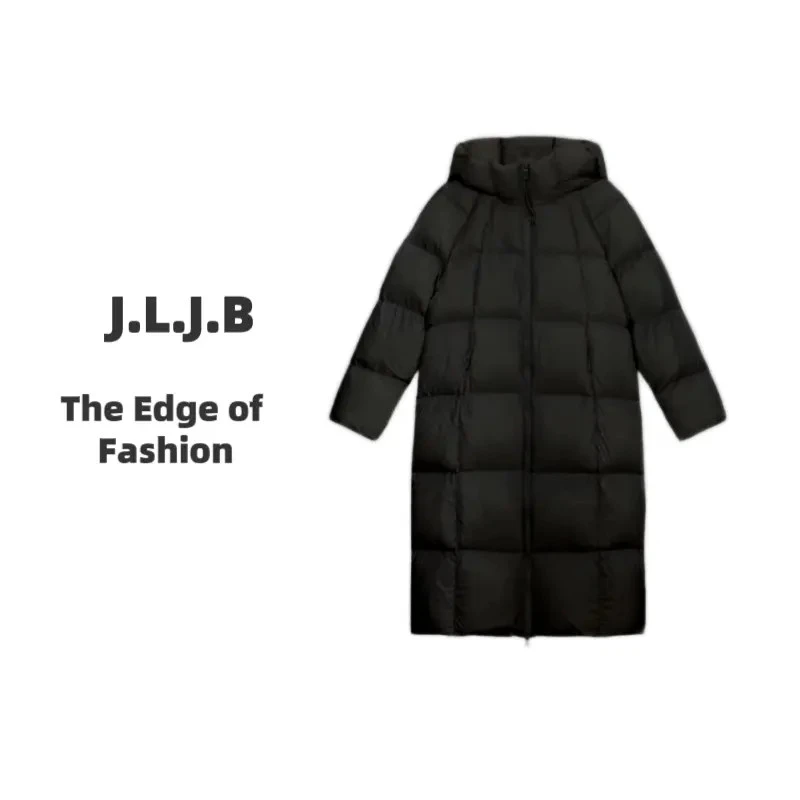 【】0-15°长款冬季保暖羽绒棉服时尚经典