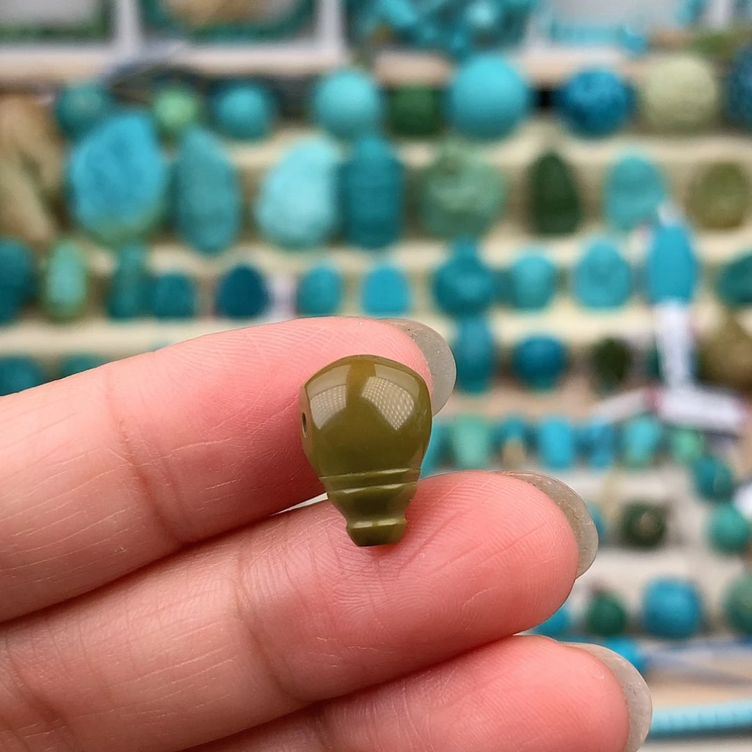 未镶嵌绿松石珠宝奇石8.8