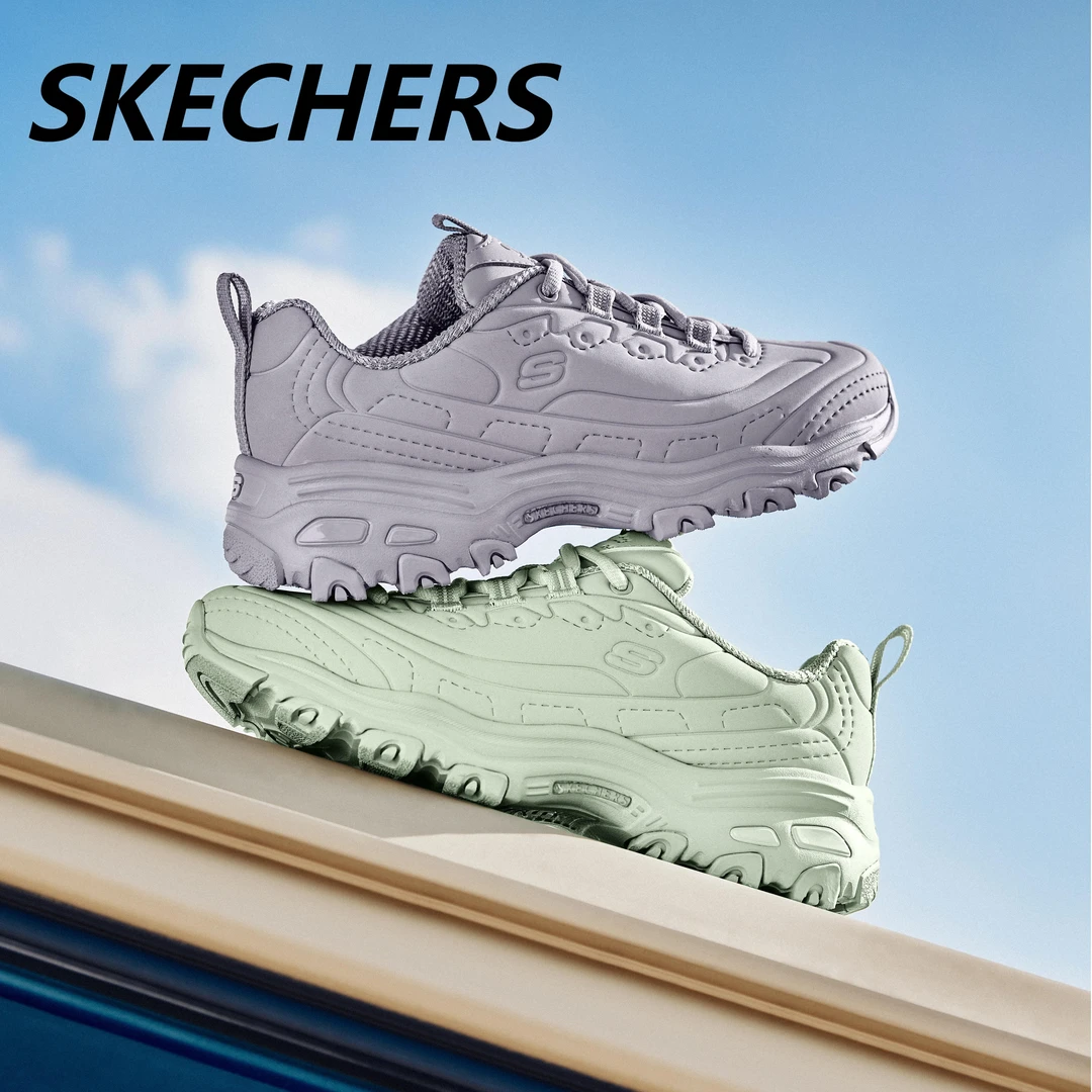 【欧若风】SKECHERS斯凯奇秋冬女款老爹鞋运动百搭熊猫鞋150243