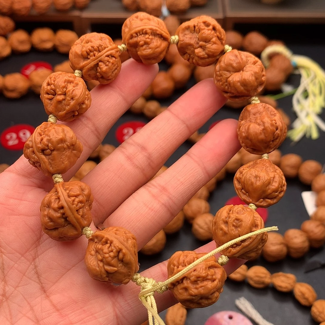文玩核桃手串猫爪