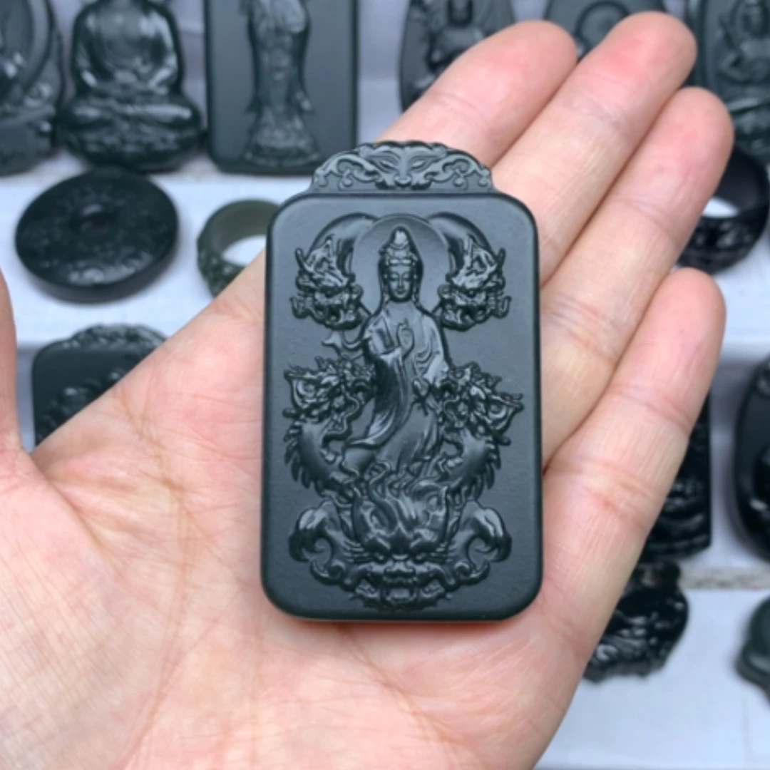 【闪购商品】和田玉颈饰未镶嵌双面雕刻