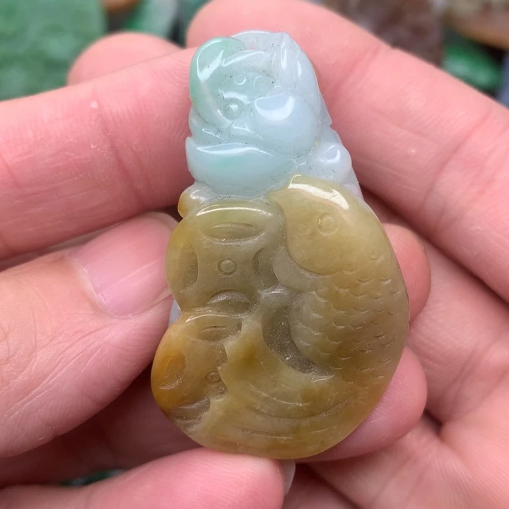 颈饰未镶嵌翡翠翡翠