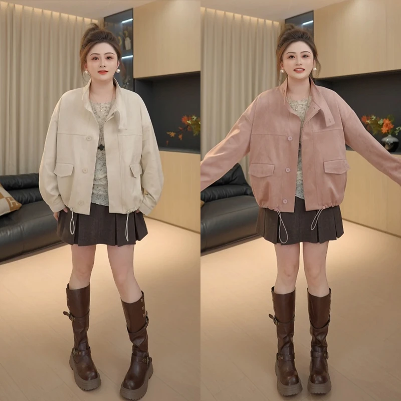 【胖佳佳】现货~墨尔本2.0 外套秋季新款时尚百搭风衣女H625Z14544