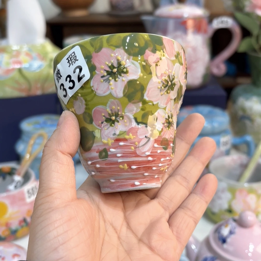 景德镇手绘高温釉下彩陶瓷茶具