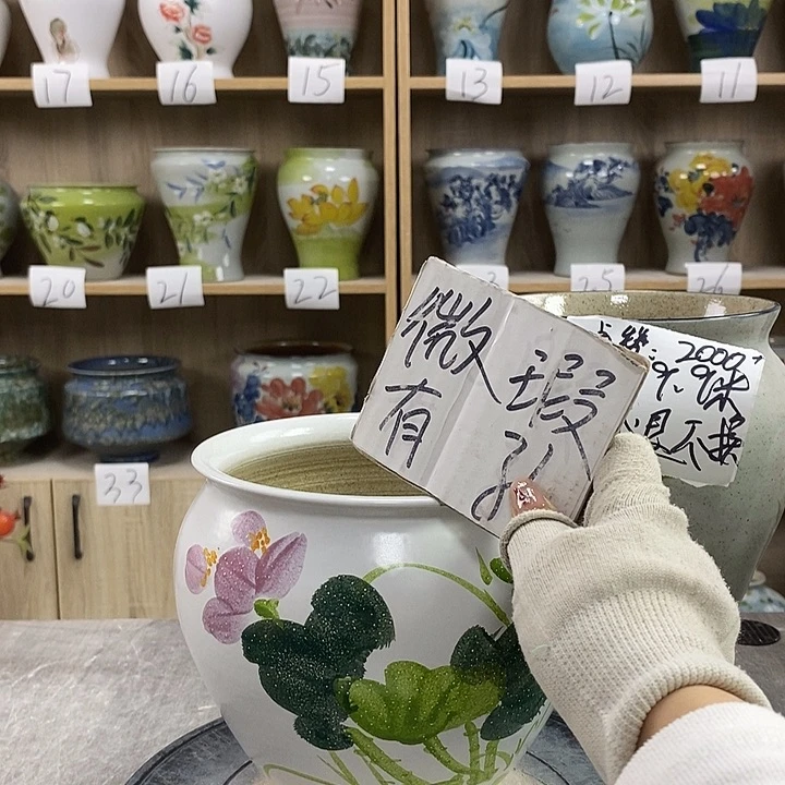 缸5xc景德镇陶瓷花盆