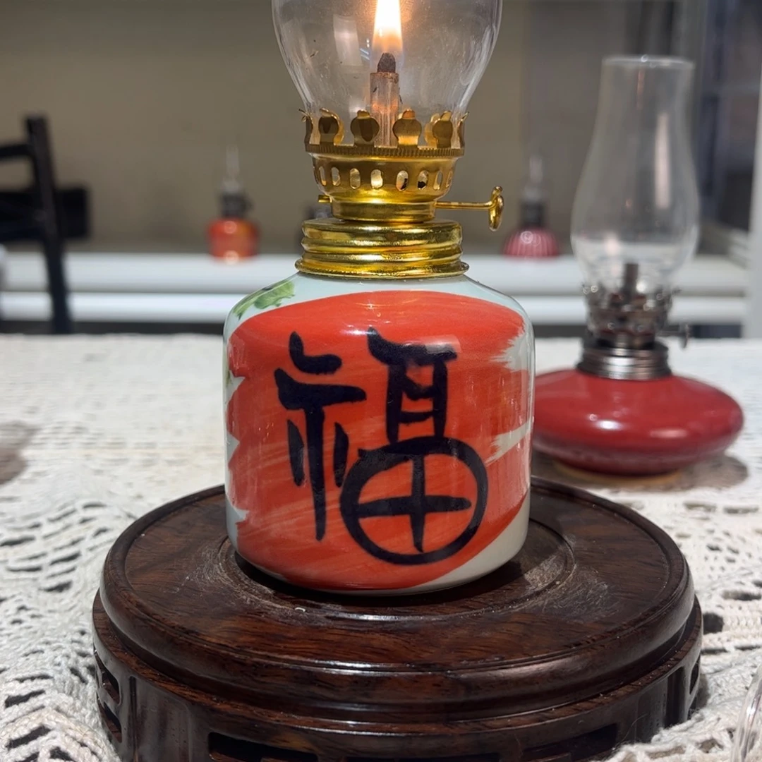 摆件景德镇陶瓷香薰灯