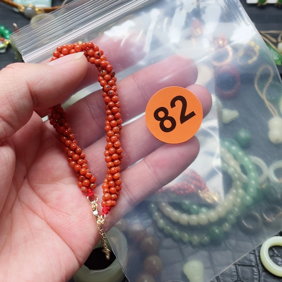 颈饰未镶嵌南红玛瑙?**?手串