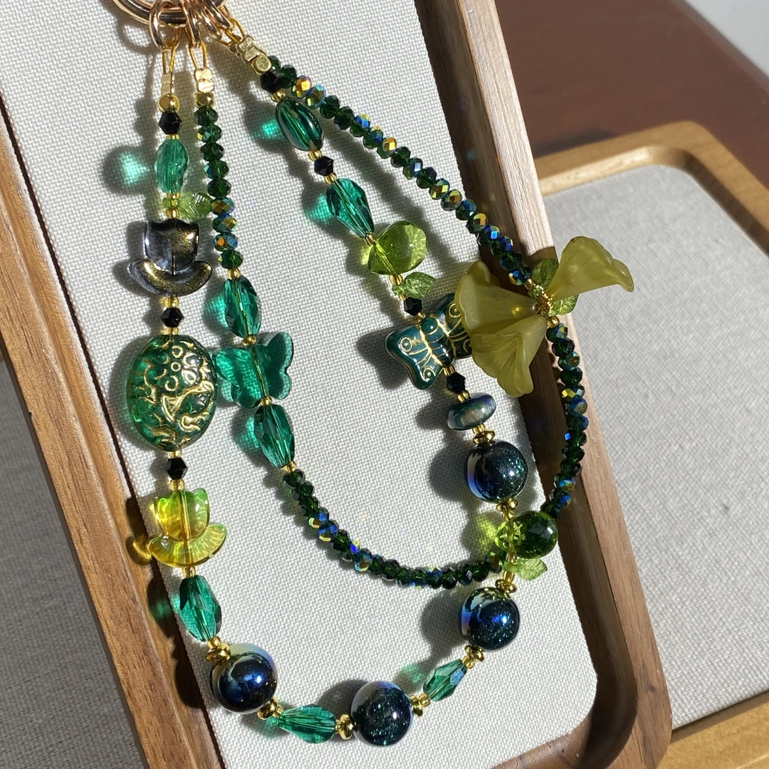 1815编码手机挂件创意手机链原创手工diy挂件挂链