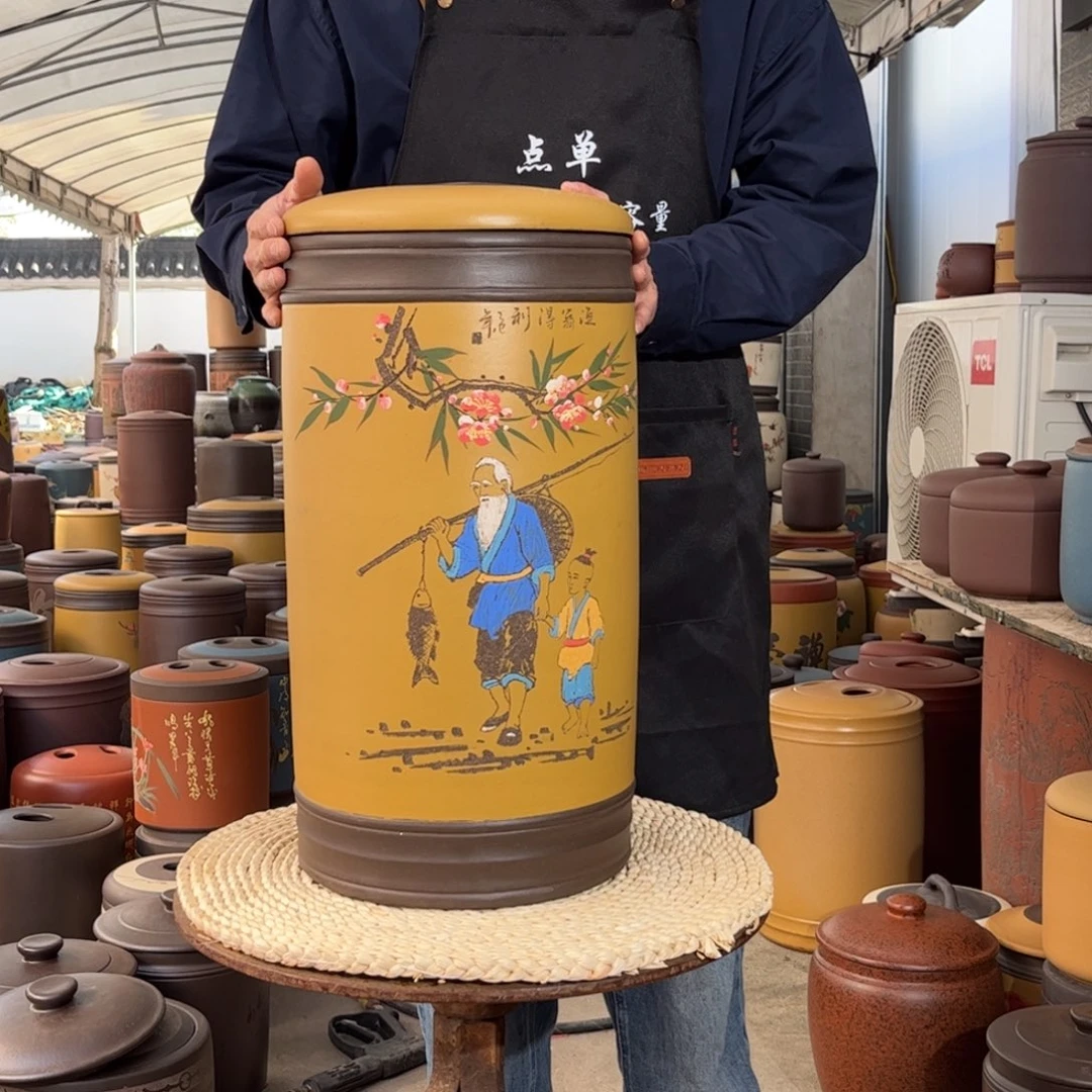 茶叶罐紫砂20 饼茶叶罐