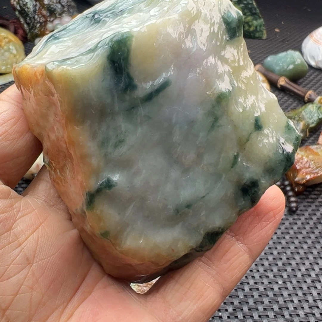 翡翠裸石缅甸翡翠