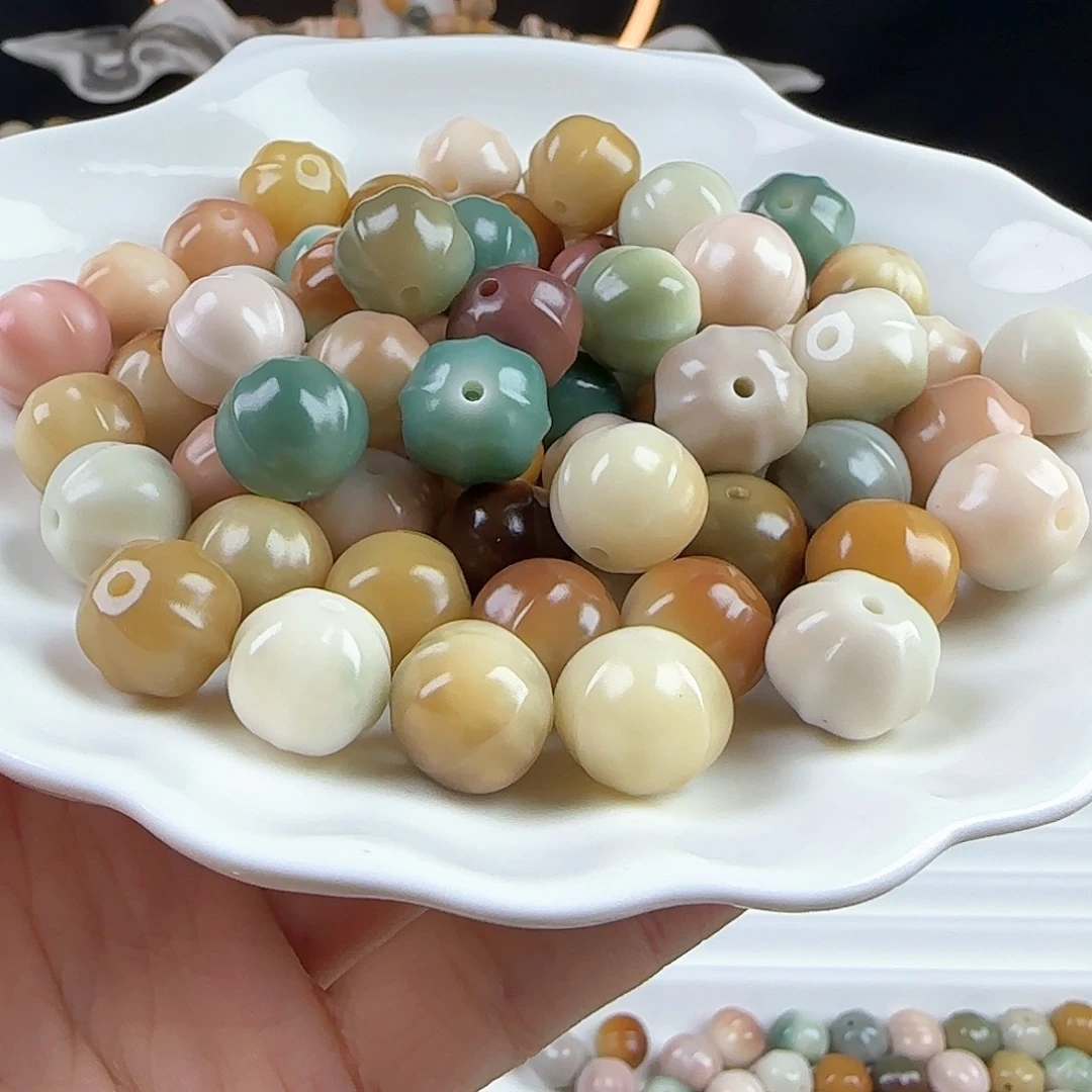 菩提根/象牙果吊坠卡14马卡龙鲨鱼呗20颗（可选颜色）