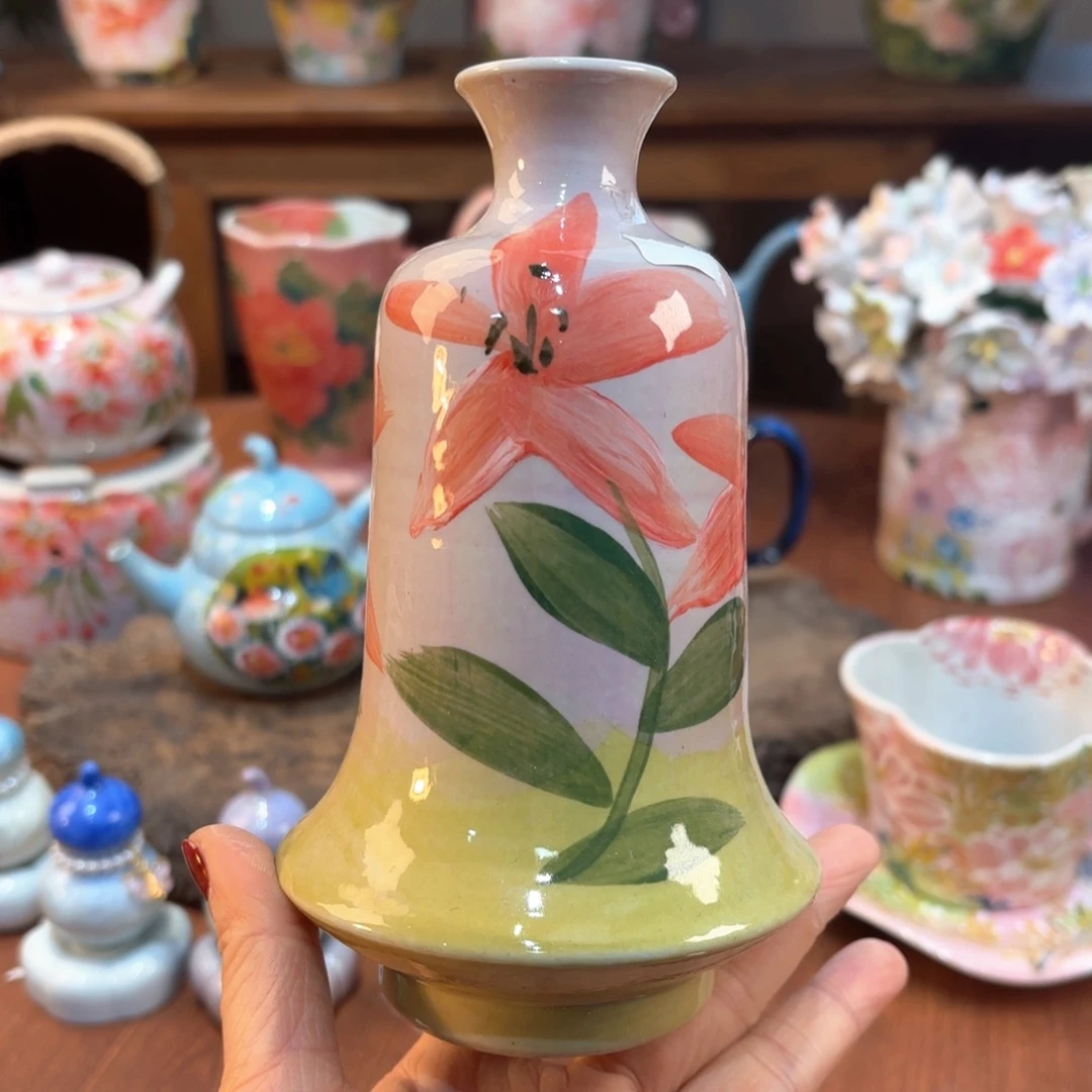 瓷片景德镇手绘高温釉下彩陶瓷茶具