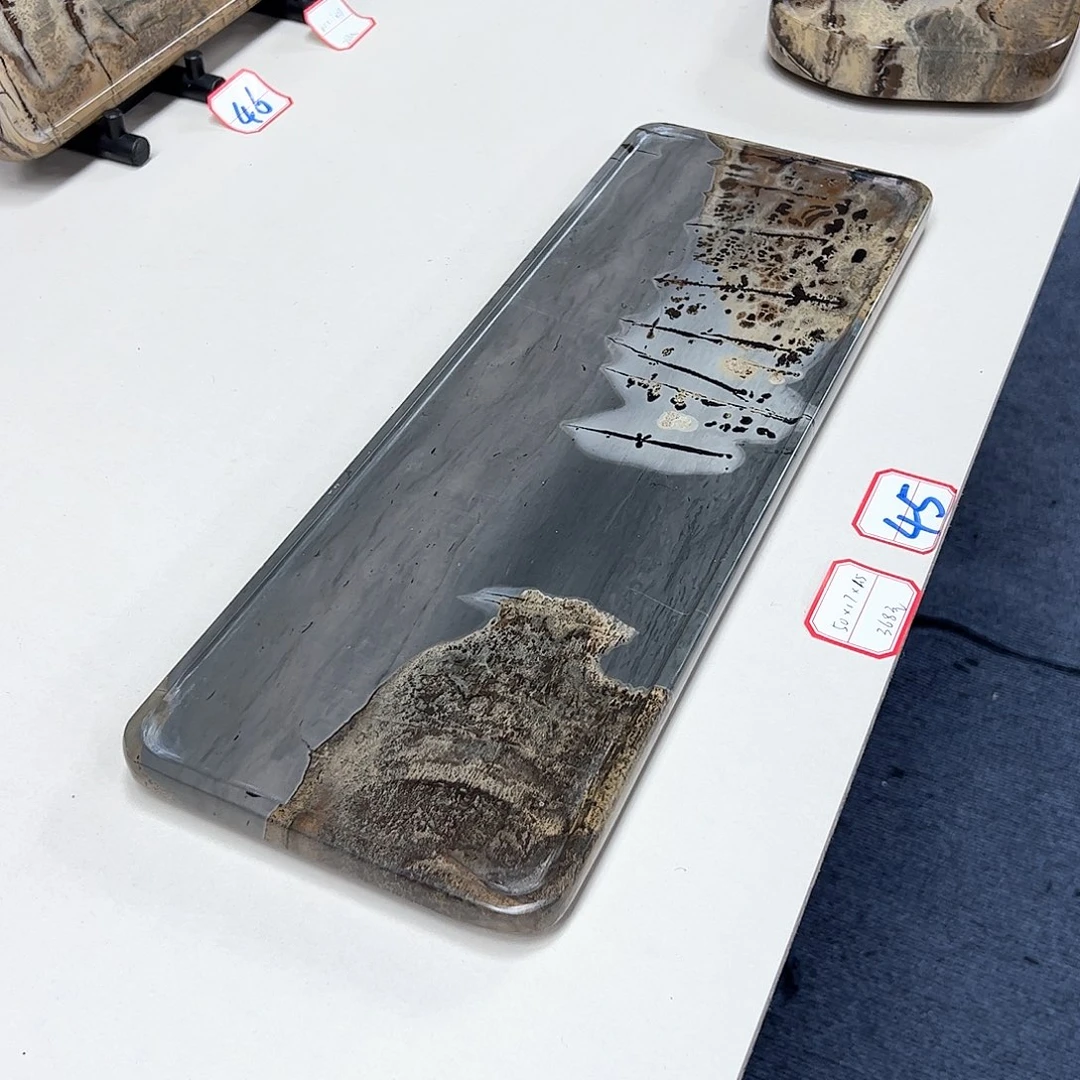 广西石天然国画石干泡台