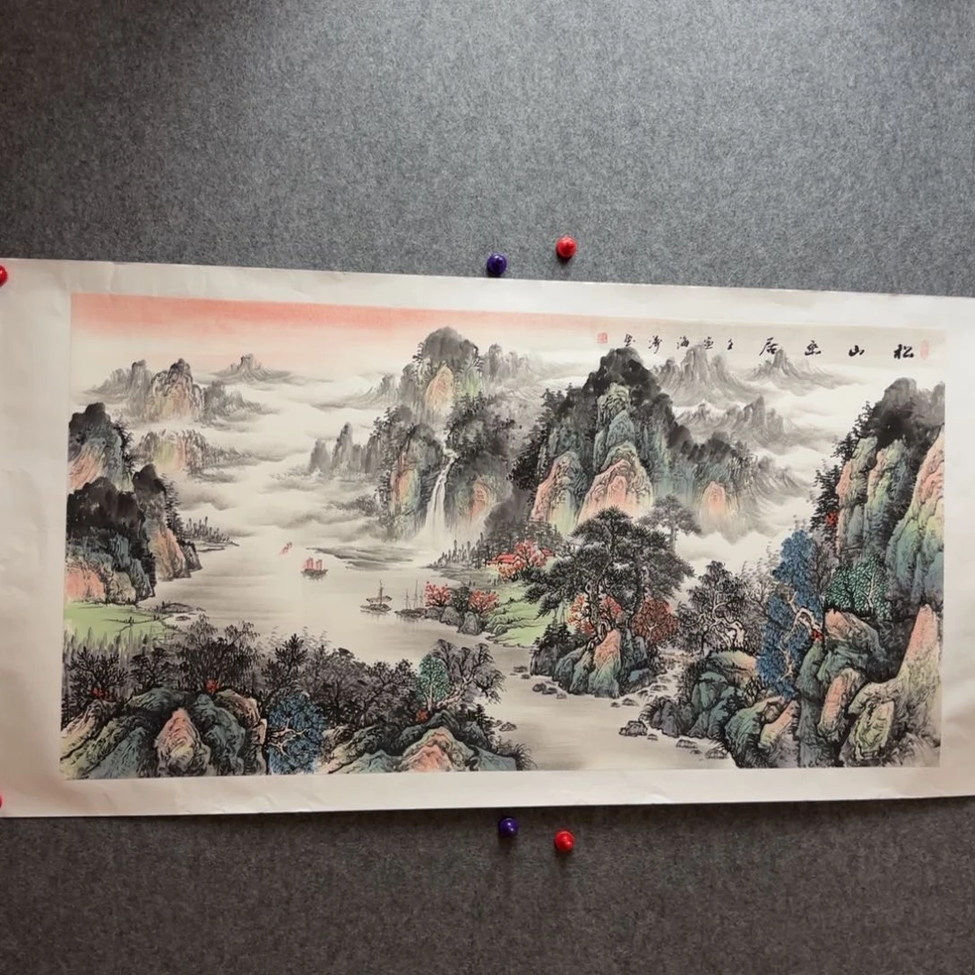 国画国画作品李海涛画家山水花鸟精品