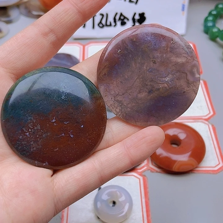 【闪购商品】玛瑙/玉髓未镶嵌珠宝半成品草*