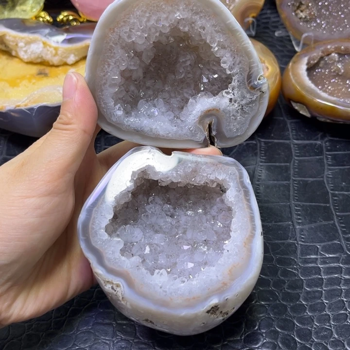 未镶嵌发饰水晶白晶盆