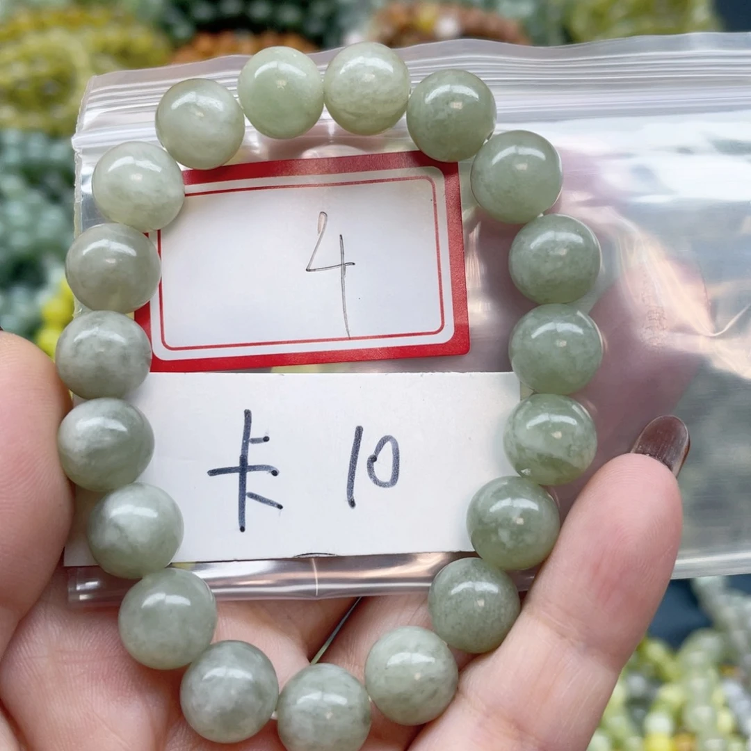 未镶嵌蛇纹石玉手链