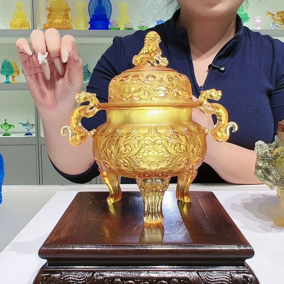 【闪购商品】手工艺品琉璃帝王香炉